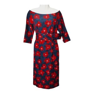Wayward Francies Dress  Floral Midi Size Small 6
